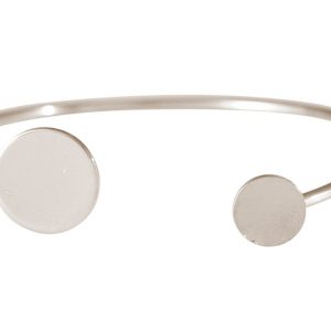Gemshine - Damen - Armband - Armreif - Silber - Design - Kreis - Rund - Scandi - Minimalistisch - Geometrisch - Design
