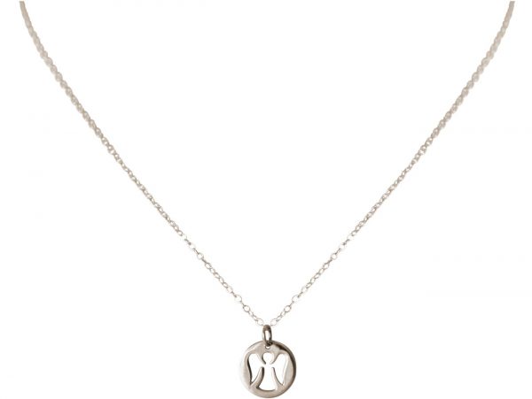 Gemshine - Damen - Halskette - Anhänger - 925 Silber - ENGEL - 1,2 cm – Bild 5