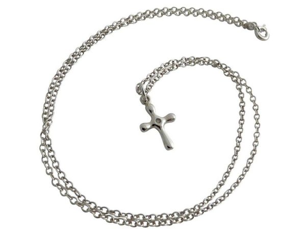 Gemshine - Damen - Halskette - Diamant - 925 Silber - Kreuz – Bild 4