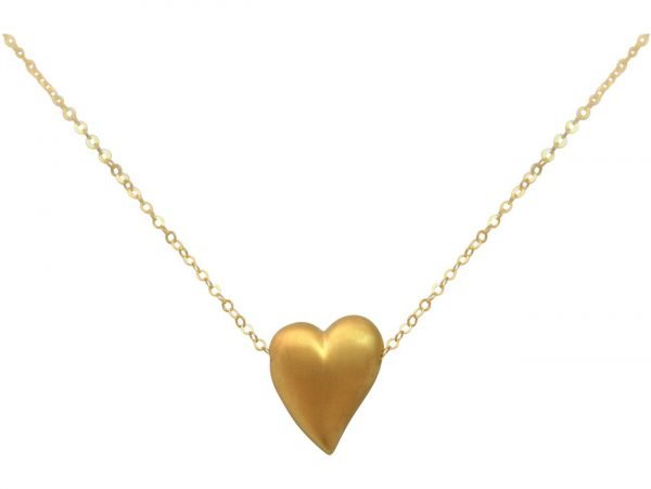 Gemshine  - Damen - Herz - Halskette - Anhänger - 925 Silber - Vergoldet - 2,5 cm – Bild 4