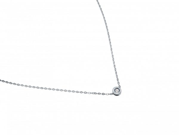 Gemshine - Damen - Halskette - Anhänger - 0,05 Karat - Diamant - 925er Sterling Silber - 42 cm – Bild 5