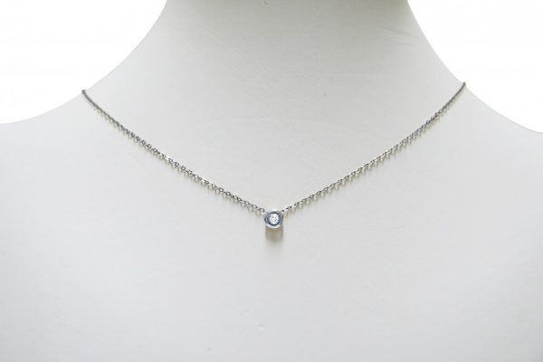 Gemshine - Damen - Halskette - Anhänger - 0,05 Karat - Diamant - 925er Sterling Silber - 42 cm – Bild 4