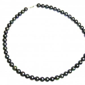 Gemshine - Damen - Halskette - Perlen - Tahiti - 925 Silber - 45 cm