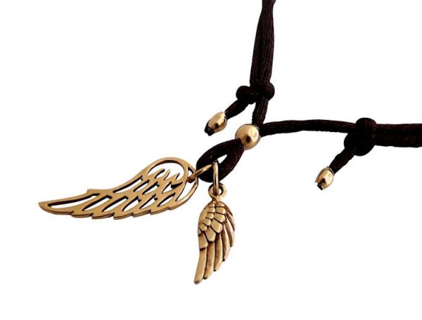 Gemshine - Damen - Armband - WINGS - Bronze - Braun - Größenverstellbar – Bild 4