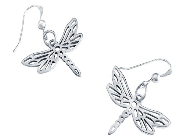 Gemshine - Damen -  Ohrringe - 925 Silber - LIBELLE - 3 cm – Bild 5