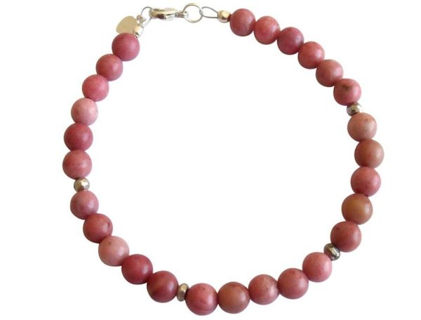 Gemshine - Damen - Armband - Edelstein - Rosa - 925 Silber - 6 mm – Bild 3