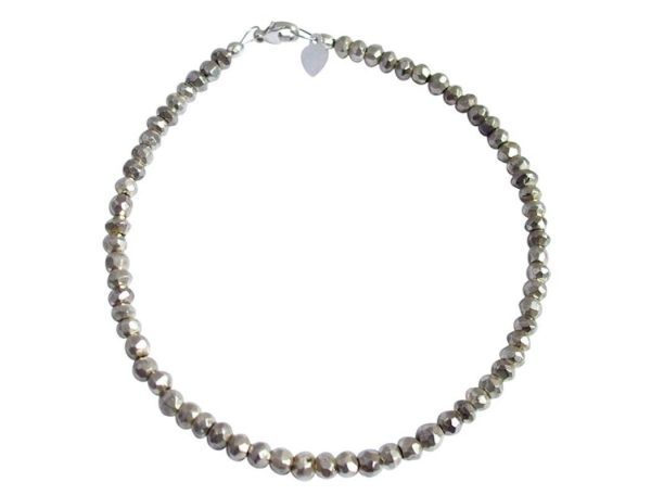 Gemshine - Damen - Armband - Pyrit - 925 Silber - Facettiert – Bild 3